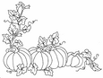 Laminas para colorear de calabazas para halloween